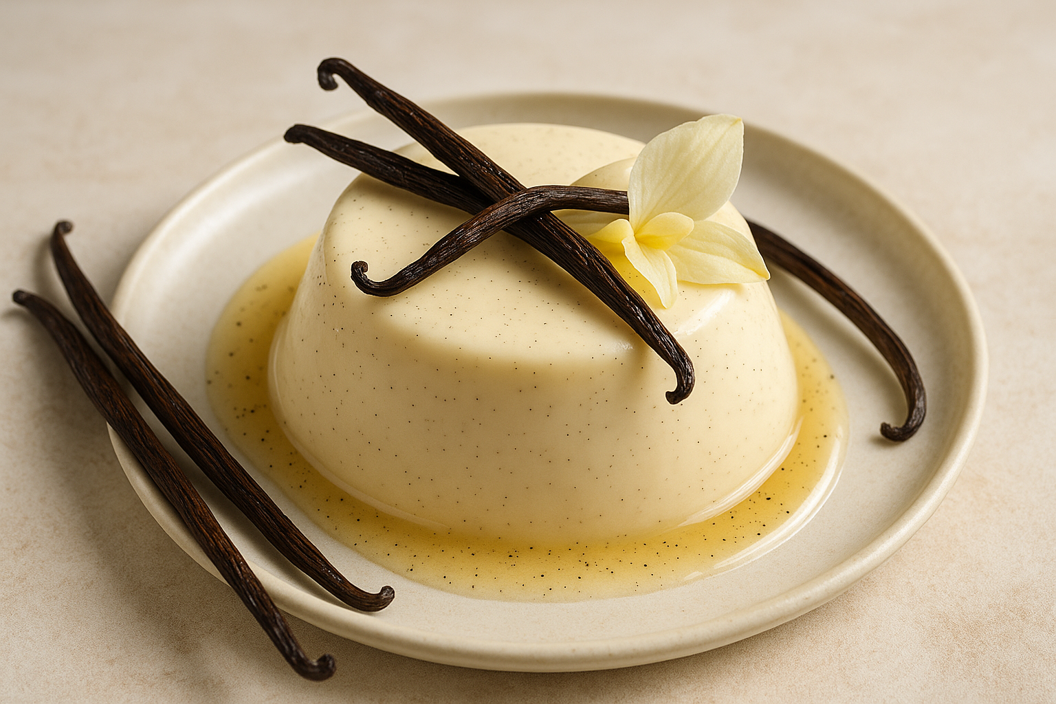 Crema de vanilie cu extract din pastai de vanilie Bourbon din Madagascar