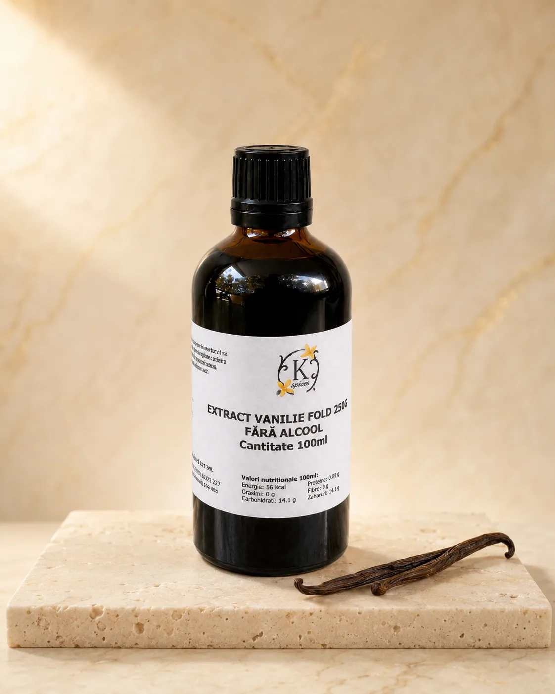 Extract din Pastai de Vanilie Bourbon din Madagascar - FARA ALCOOL - Premium – vanilie Bourbon de Madagascar calitate premium KSpices